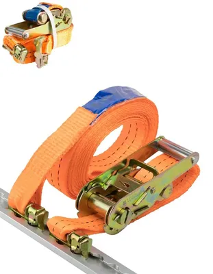 Produktbild von Safetytex Spanngurt 2 tlg mit Doppelfitting 5m für Airlineschiene 1000kg 2 Stück