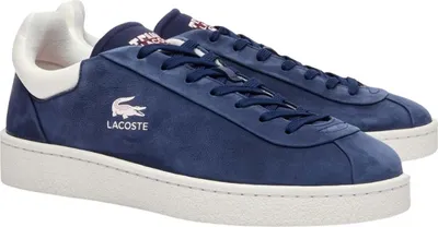 Image de Lacoste - Baskets Lineshot pour hommes, logo, cuir GT4002 (43 EU) (Bleu)