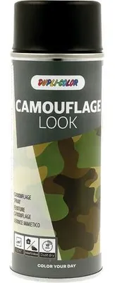 Image de Peinture Camouflage Noir Mat Finition Mate Ultra-résistante - European Aerosols