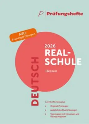 Obrázek produktu pro Prüfungsheft & Training - 2026 Deutsch Realschule - Hessen - Original-Prüfungen und Lösungen
