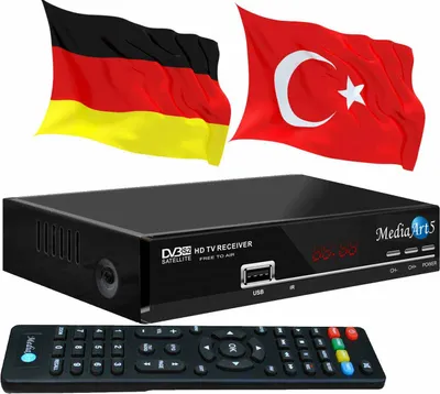 Produktbild von Türkische TV Sat Receiver MEDIAART-5 FULL HD Astra + Türksat programmiert USB