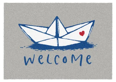 Produktbild von AKZENTE Feel Fußmatte PAPER BOAT 50 x 70 cm