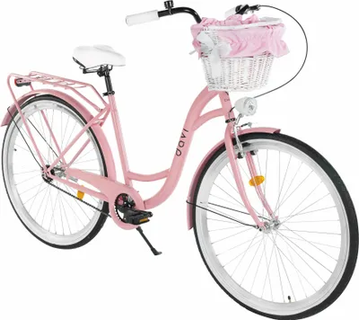 Produktbild von Damenfahrrad Davi Lila 28", 1 Gang, 155-180 cm, Rosa/Schwarz
