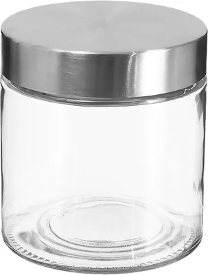 Produktbild von Vorratsdose aus Glas, mit Edelstahldeckel, 750 ml