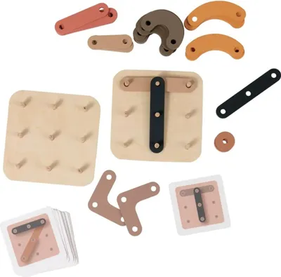Produktbild von Holzspiel für 2 Spieler – Kreativer Wettkampf ab 3 Jahren