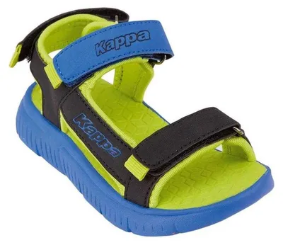 Produktbild von Kappa - "Kana Mf" Sandalen für Kinder PP10958 (24,5 EU) (Schwarz/Blau/Grün)