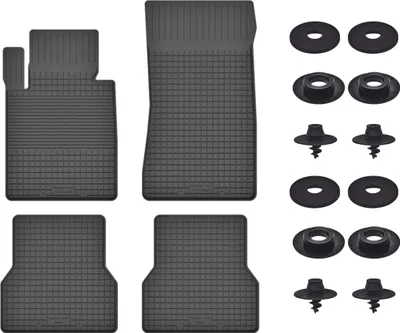 Produktbild von Gummimatten Mit Stoppern Für: Bmw 4 F33 (2013) Schwarz Set