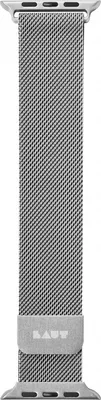 Produktbild von LAUT Steel Loop Watch Strap, Silber, 44mm, 45mm, 42mm (Series 1/2/3), 49mm, 46mm