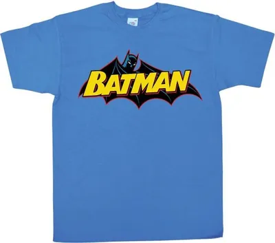 Produktbild von Batman Retro Logo T-Shirt - Medium - Blue