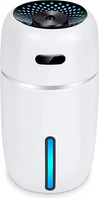 Obrázek produktu pro Pronett XJ5282 Mini zvlhčovač vzduchu RGB, USB 200 ml bílý