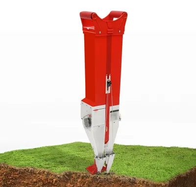 Image de Semoir, débit réglable, distance améliorée entre les plantes, rouge