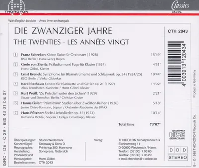 Produktbild von Various-Die Zwanziger Jahre