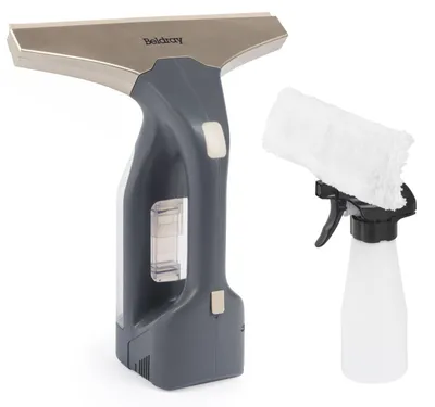 Image de Aspirateur à vitres sans fil - Rechargeable - Réservoir d'eau 100 ml - Titane