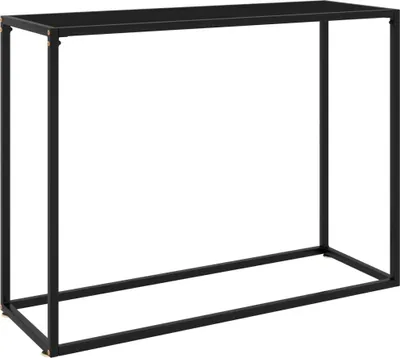 Produktbild von Konsolentisch Schwarz 100x35x75 cm Hartglas