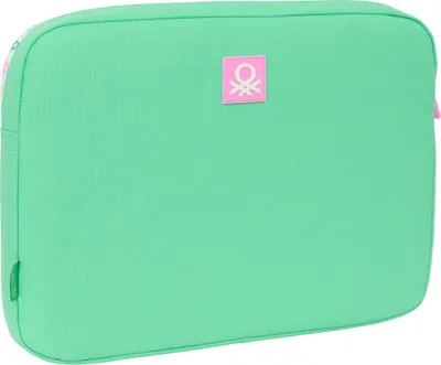 Produktbild von Laptop Hülle Benetton Mint grün 15,6'' 39,5 x 27,5 x 3,5 cm