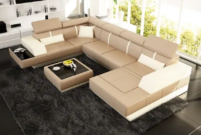 Produktbild von Wohnlandschaft Ecksofa U Form Couchen Polster