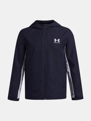 Image de Veste Under Armour Ua B Rival Wvn - bleu marine nuit, taille : XL