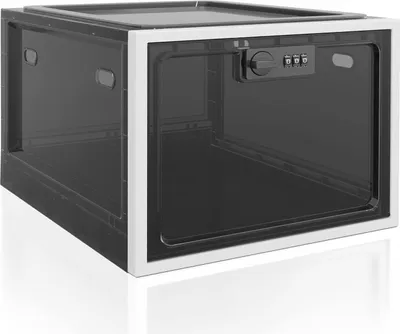 Produktbild von Abschließbare Box, Große Schließbox für Snack,Handy,Lebensmittel und Medikamente Sicheren Gegenständen zu Hause - schwarz