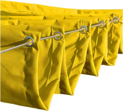 Produktbild von Sonnensegel einziehbares Sonnensegel Pergola Markise Wasserdicht Sonnenschutz Garten verstellbar 100% Schutz vor UV-Strahlungen (B:300cm L:600cm, Gelb