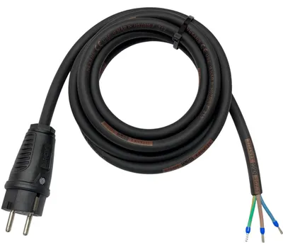 Produktbild von NWP 3m Schuko-Anschlussleitung 230V 16A IP54 TITANEX® H07RN-F 3G2.5