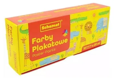 Image de Peinture pour affiches 20ml 10 couleurs