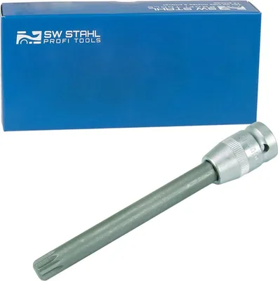 Produktbild von SW-Stahl 04900L-XZN12 Schraubendreheinsatz, 1/2", Innenvielzahn, M12 x 140 mm