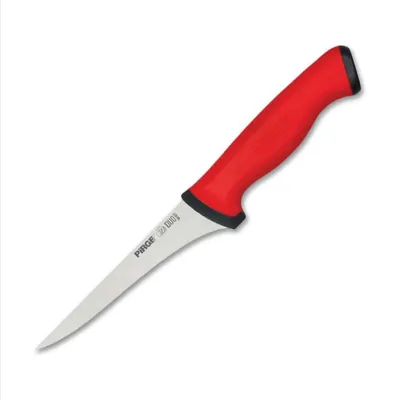 Produktbild von Pirge Duo Ausbeinmesser Profi Messer 12,5 cm Rot Schlachtermesser