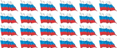 Produktbild von Mini Aufkleber Set - Pack wehend - 33x20mm - selbstklebender Sticker - Russian Federation - Flagge / Banner / Standarte fürs Auto, Büro, zu Hause und die Schule - 24 Stück