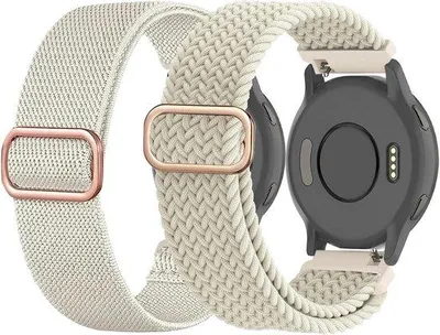 Zdjęcie produktu dla Elastyczne opaski nylonowe 18 mm, czarne, do urządzeń Garmin