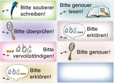 Produktbild von Haftnotiz-Blöcke 'Korrektur'