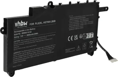 Produktbild von vhbw Akku kompatibel mit HP Pavilion 11-N007NA, 11-N006TU, 11-N007NS, 11-N009tu, 11-N008TU, 11-N008SV, 11-N007TU Notebook (3800 mAh, 7,6 V, Li-Ion)