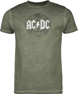 Produktbild von AC/DC T-Shirt Herren Black Ice grün Band-Merch, Bands 100% Baumwolle S