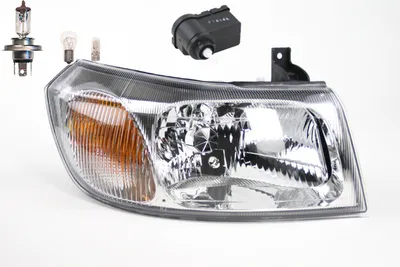 Produktbild von Scheinwerfer passend für Ford Transit 00 01/00-05/06 Rechts Leucht. + Stellmotor 4047299 1435867 1063829 6C1113K198AA XS4X13K198AB YC1X13K198AA Johns