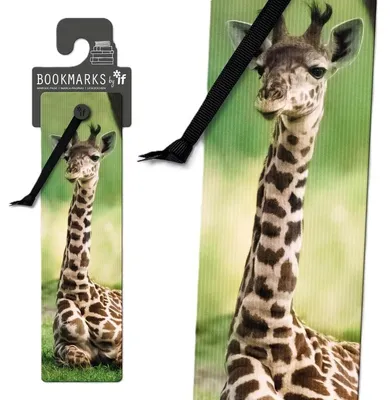 Productafbeelding van 3D-bladwijzer 15406 - Giraffe - IF