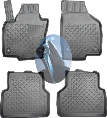 Produktbild von Z519373 TPE-Gummifußmatten kompatibel mit  VW Tiguan 2WD Vorderradantrieb 1 5N Steilheck Geländewagen SUV 5-türer 2010-2016