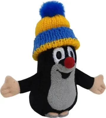 Immagine prodotto di Talpa 10 cm con cappuccio blu-giallo