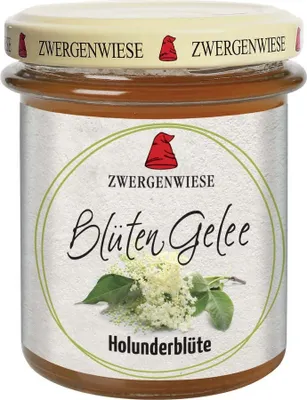 Produktbild von Zwergenwiese BlütenGelee Holunderblüte -- 195g