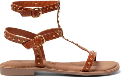Produktbild von Lazamani Olinda Damen Leder-Sandalen Tan Größe 38