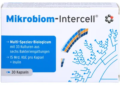 Zdjęcie produktu dla Kapsułki Microbiome Intercell, 30 kapsułek