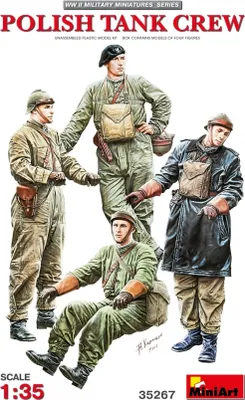 Obrázok produktu pre MiniArt 1:35 Fig. Pol. Posádka tanku (4)
