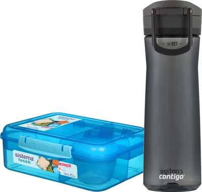 Produktbild von Sistema Bento Lunch + Jackson Tritan Wasserflasche Licorice