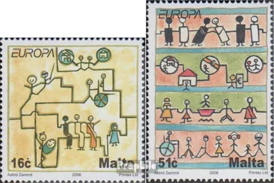 Produktbild von Briefmarken Malta 2006 Mi 1456-1457 (kompl.Ausg.) postfrisch Integration