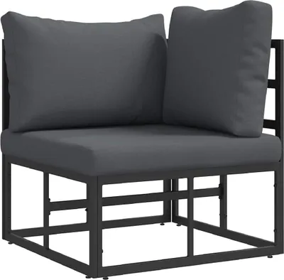 Immagine prodotto di Mobili da Esterno Nero e antracite 71,5 x 71,5 x 71 cm Metallo