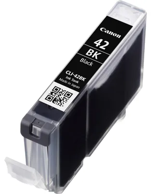 Produktbild von Canon CLI-42BK Tinte Schwarz, Standardertrag, Foto schwarz, Tinte auf Farbstoffbasis, 1 Stück(e), 900 Seiten