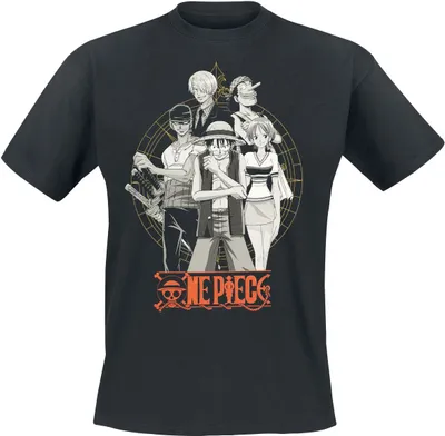 Produktbild von One Piece T-Shirt Uni One Piece - Group schwarz M