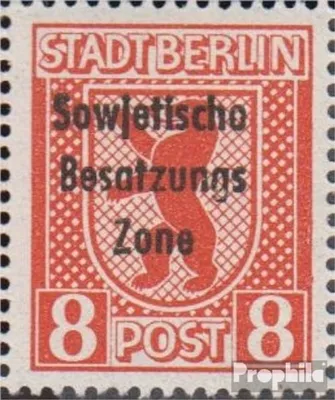 Produktbild von Briefmarken Sowjetische Zone (All.Bes.) 1948 Mi 202PF III, Sowjetischo statt Sowjetische (Feld 50) postfrisch SBZ-Aufdruck