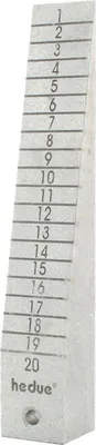 Produktbild von hedue® Messkeil S600 - Messung von Unebenheiten und Spalten, Messbereich 1-20 mm, Ablesung 1 mm