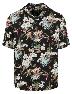 Immagine prodotto di Urban Classics - Camicia da resort da uomo TN1173 (3XL) (Nero/Colorato)