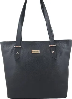 Produktbild von Damen Umhängetasche Marineblau Modell 9231 Beuteltasche Naturleder A4 40x12x31 cm