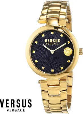 Produktbild von Versus by Versace VSP870718 Buffle Bay blau gold Edelstahl Armband Uhr Damen NEU